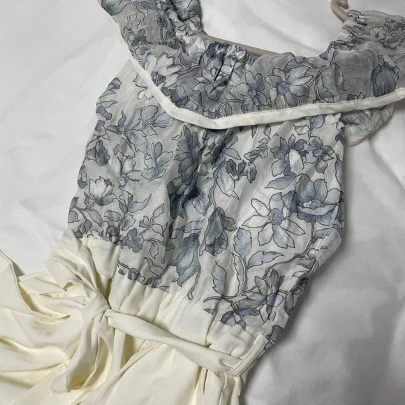 Floral Ruffle Off-Shoulder Dress - Picture 2 of 2